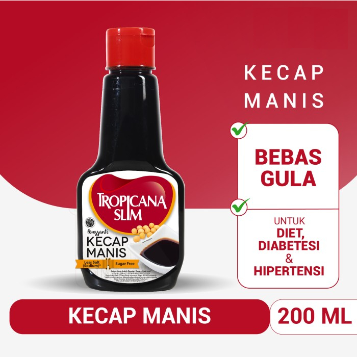 

Tropicana Slim Kecap Manis 200ml - Bebas Gula