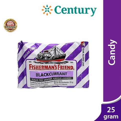 

[✒K7(] Fisherman's Friend Sugar Blackcurrant/ Permen Pelega Pernafasan / Tenggorokan Gatal / Bau Mulut Discount