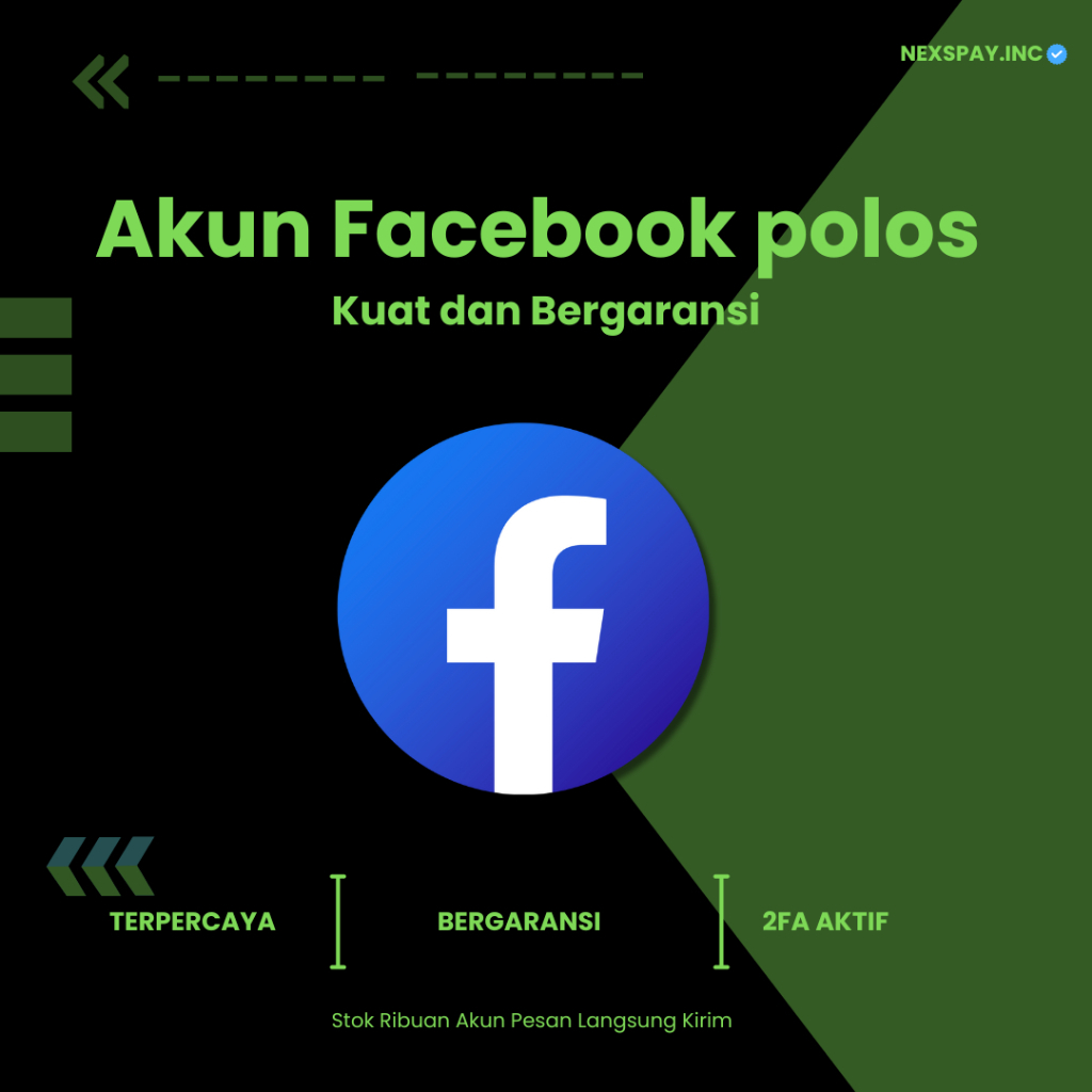 Jual Akun Facebook Real | Facebook ads | Facebook | aman Dan Bergaransi|Jual F-B Polos | kuat sudah A2F &amp; Aman | facebook akun | facebook ads | Facebook monetisasi | Facebook marketplace | NEXSPAY.ID