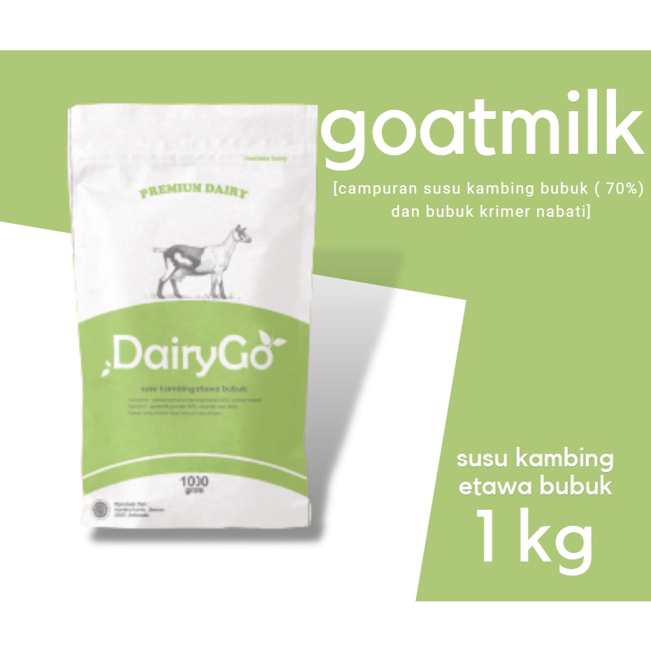 

12.12 Promo Brand Susu Kambing Etawa Bubuk Premium 1 Kilogram Murni / Original !!