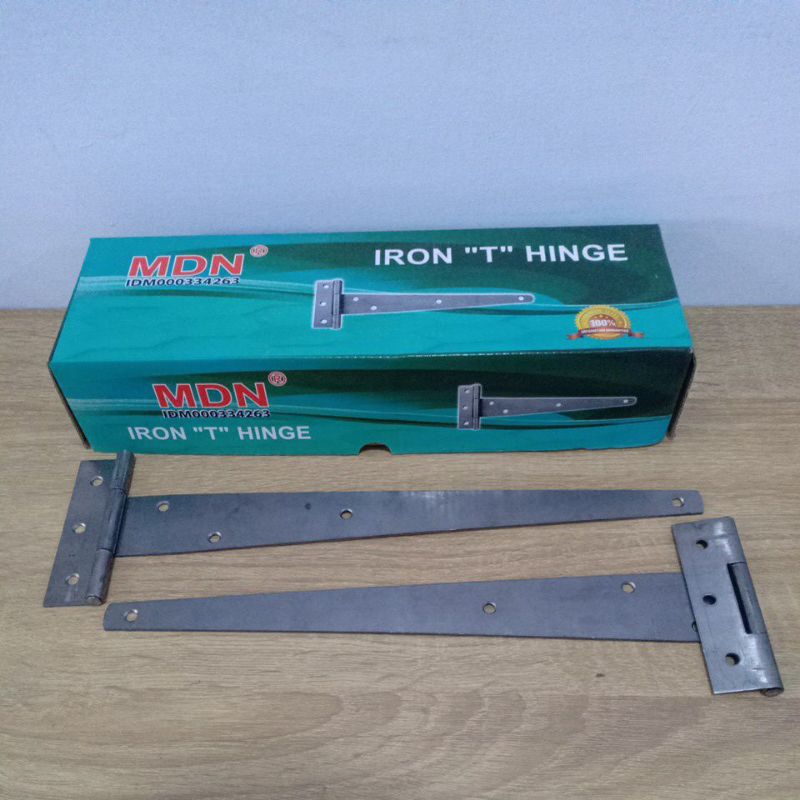 ENGSEL T 12" /ENGSEL MODEL T/ENGSEL PINTU KAYU GUDANG /GARASI