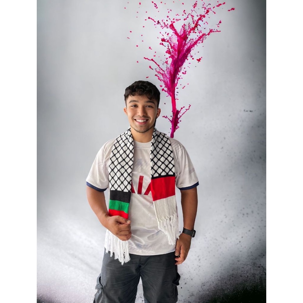 TERLARIS BRANDS FESTIVAL Syal palestina original desain Rumbai Kepang buruan