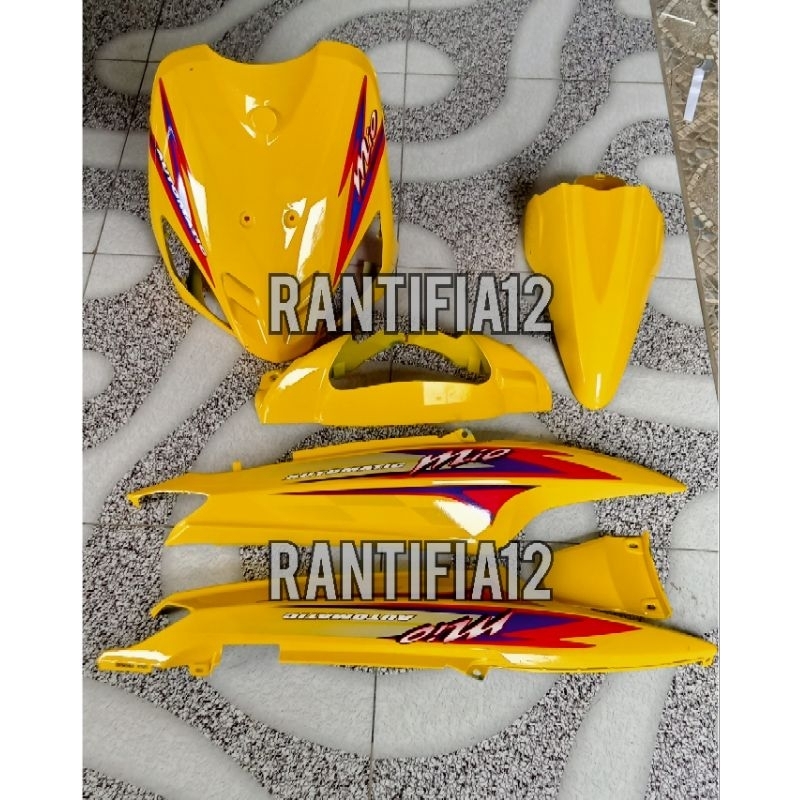 Bodi Mio Sporty Full Set Warna Kuning Bodi motor Yamaha Mio Sporty Mio Lama
