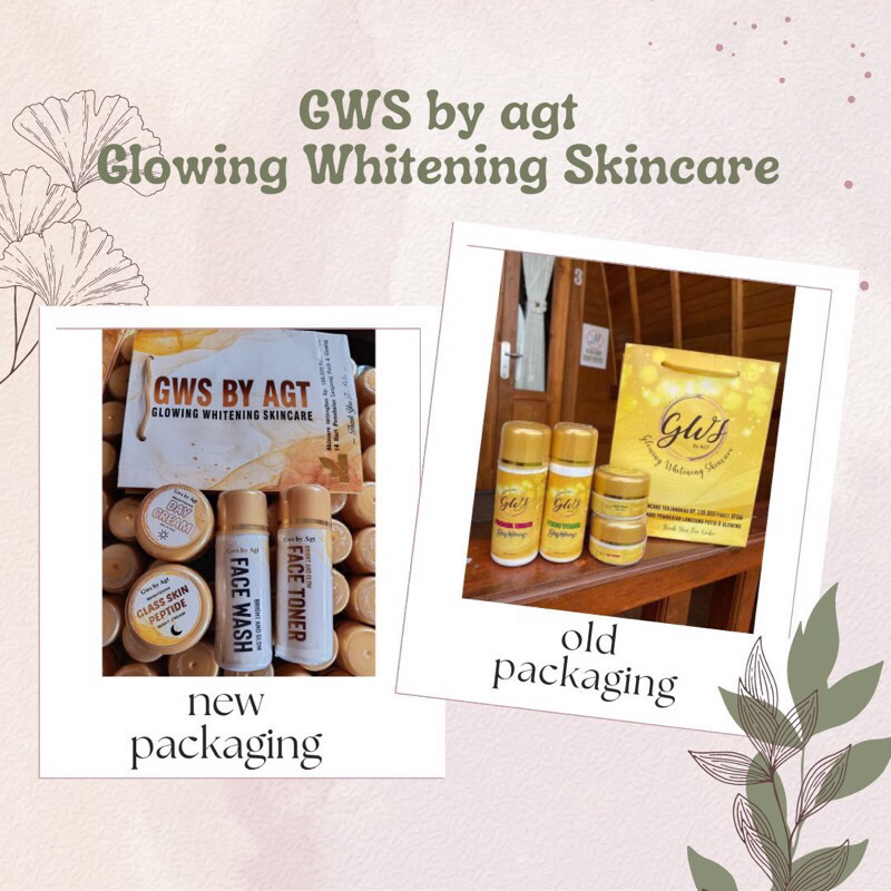GWS skincare by Agt 100% Original. ready kemasan baru