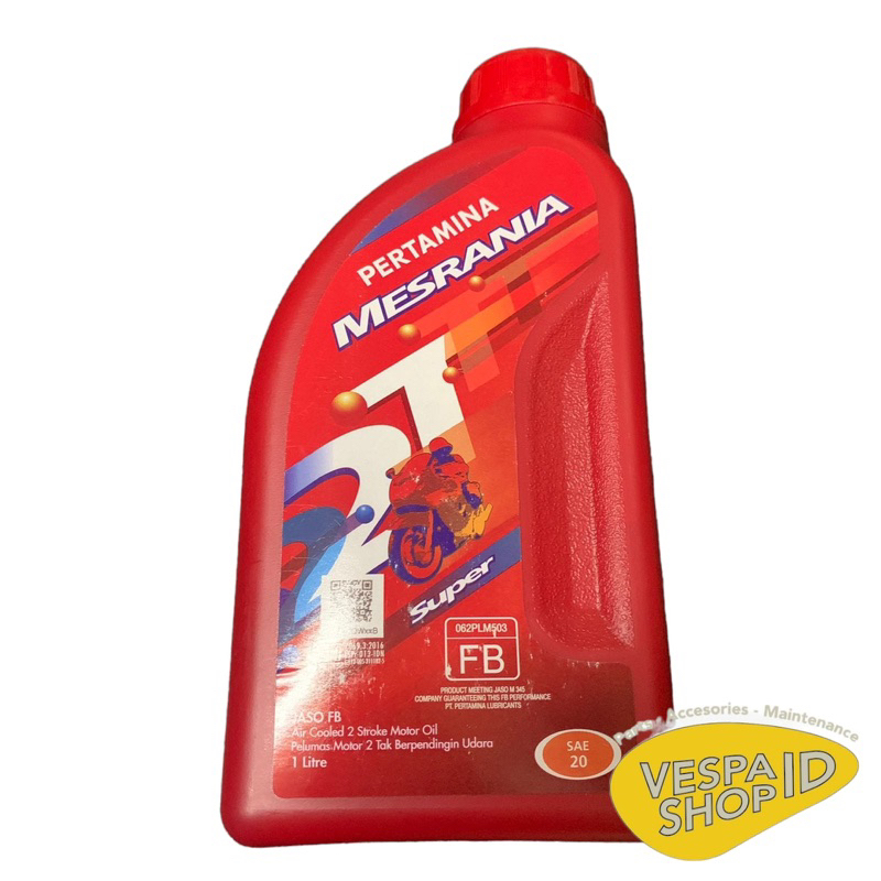 Oli Samping Campur Mesran Super 2Tak Vespa Rx King