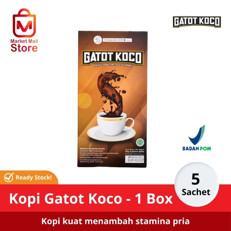 

dR. Hen - Kopi Gatot Koco 1 box isi 5 sachet ( PrivaciAman ) exp. 2026