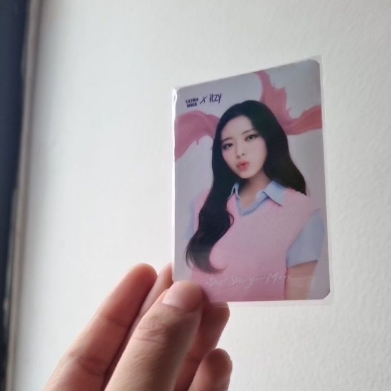 Ultra Milk x Itzy Photocard Yuna #Yuna #Itzy
