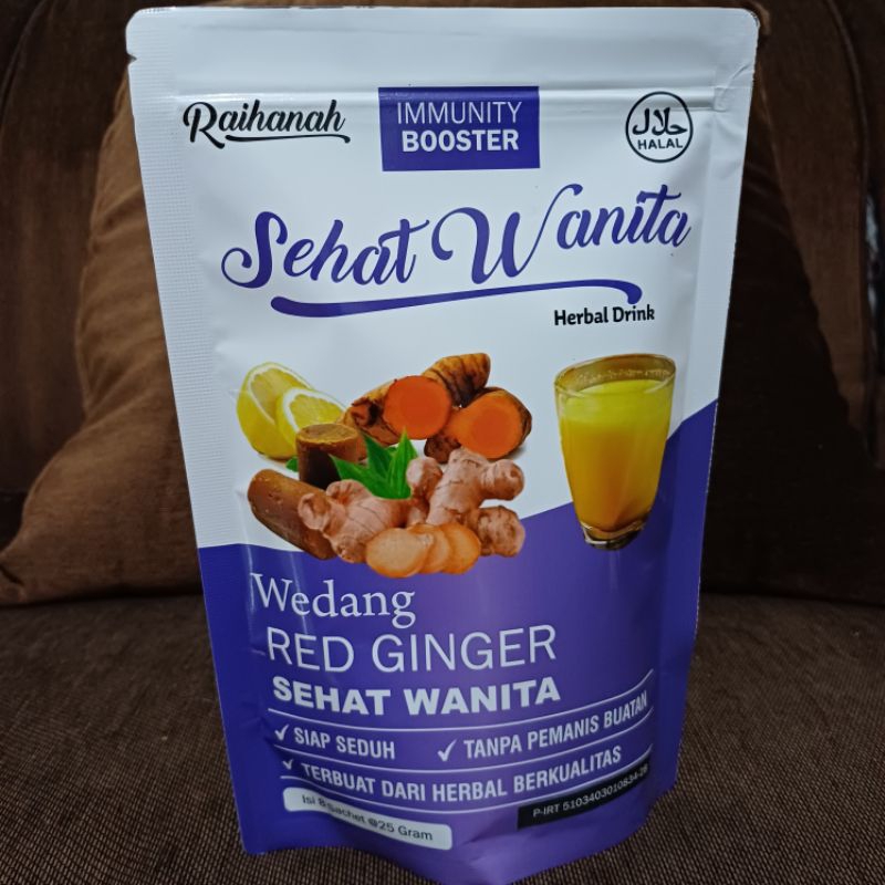 

Raihanah Wedang Red Ginger Sehat Wanita Isi 8 Sachet