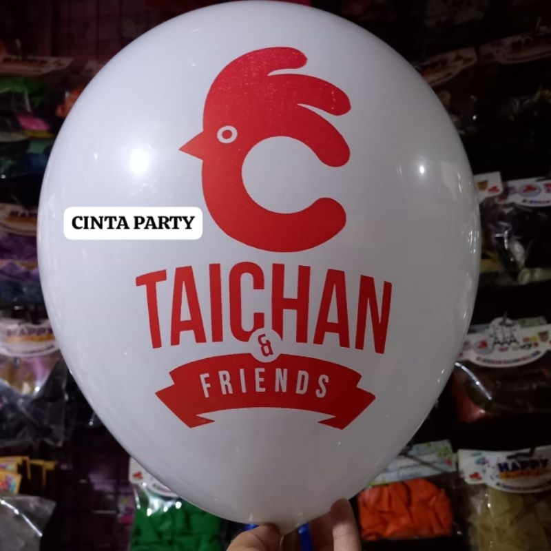 Balon Sablon custom logo TAICHAN