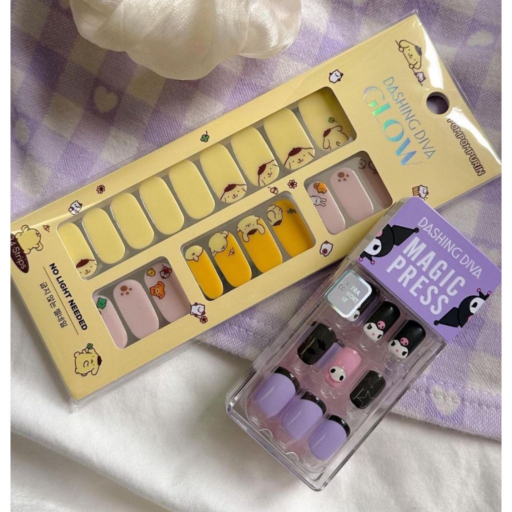 DASHING DIVA Nail Gloss Magic Gel Strip Sticker Kuku Nail Art