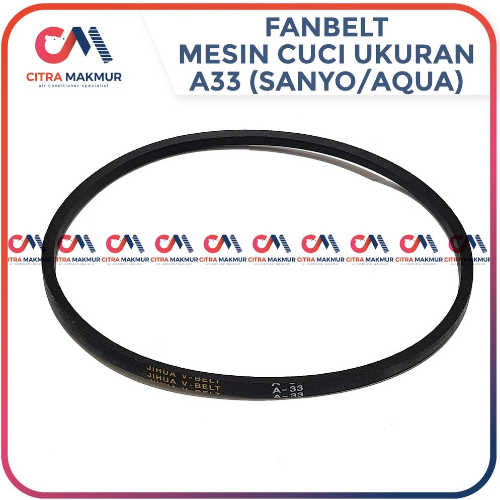 Sale Vanbelt A33 Mesin Cuci Sanyo Sharp Fan Belt Panbel Fanbelt A 33 A-820E FBK