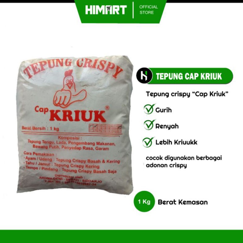 

Bests3ller [Himart]Tepung Crispy Cap Kriuk Jumbo Restok Gan