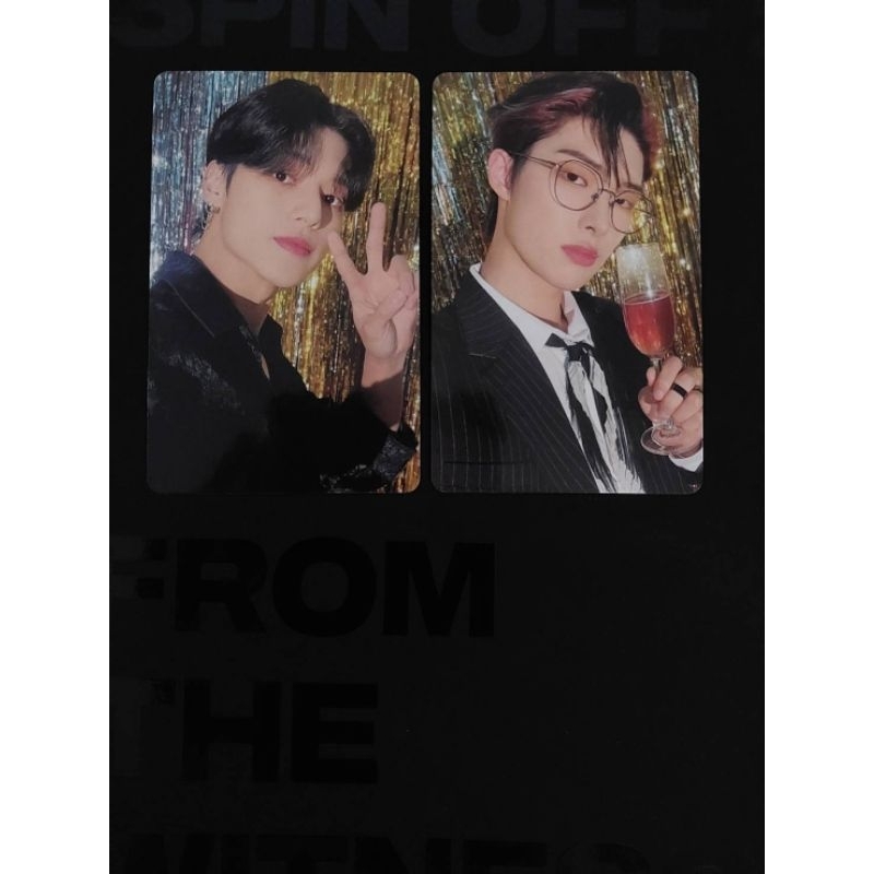 san wooyoung mingi jongho hongjoong pc season greetings 2023 dvd break the wall ateez photocard yunh