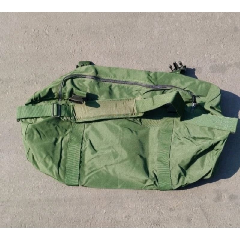 Tas Pulsak Hijau/Tas Ransel Guling Hijau TNI OriginaL