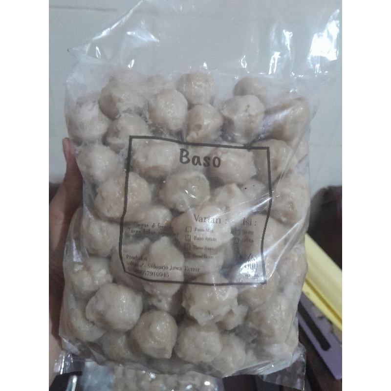 

Baso mix daging isi 100biji
