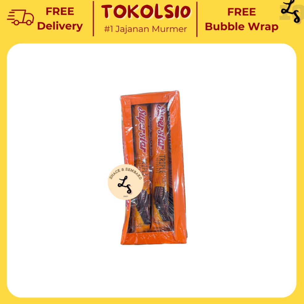 

S@le Roma Superstar Triple Chocolate Isi 12 pcs @16gr Terhitz