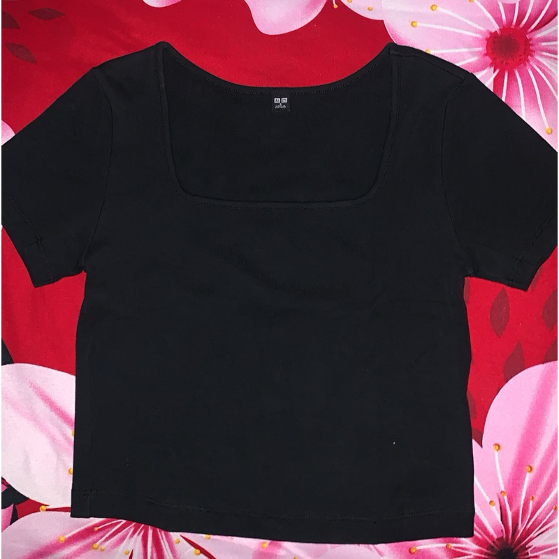 crop top uniqlo