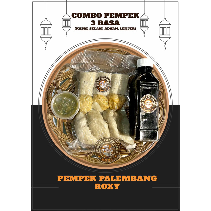 

Combo Pempek 3 Rasa Paket 9pcs (Vakum) - PEMPEK ROXY