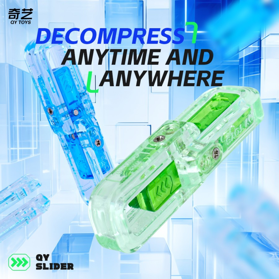 QiYi Slider Stress Relief EDC Fidget Toy dari Produsen Rubik Qiyi