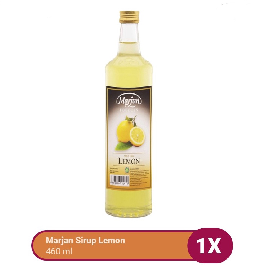 

[❋R19@] SYRUP MARJAN BOUDOIN SIRUP LEMON 460ML [242]