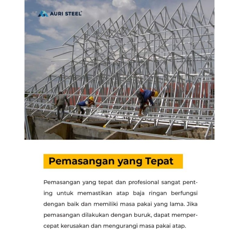 1 Paket Promo Renovasi atap kayu ganti baja ringan se-Jabodetabek