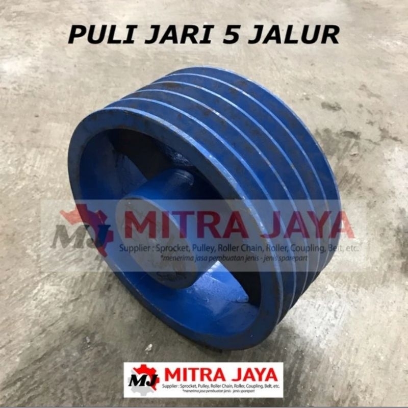 PULLY BESI JARI B5 x 10 inch PULI BESI COR ANCURAN PULLEY