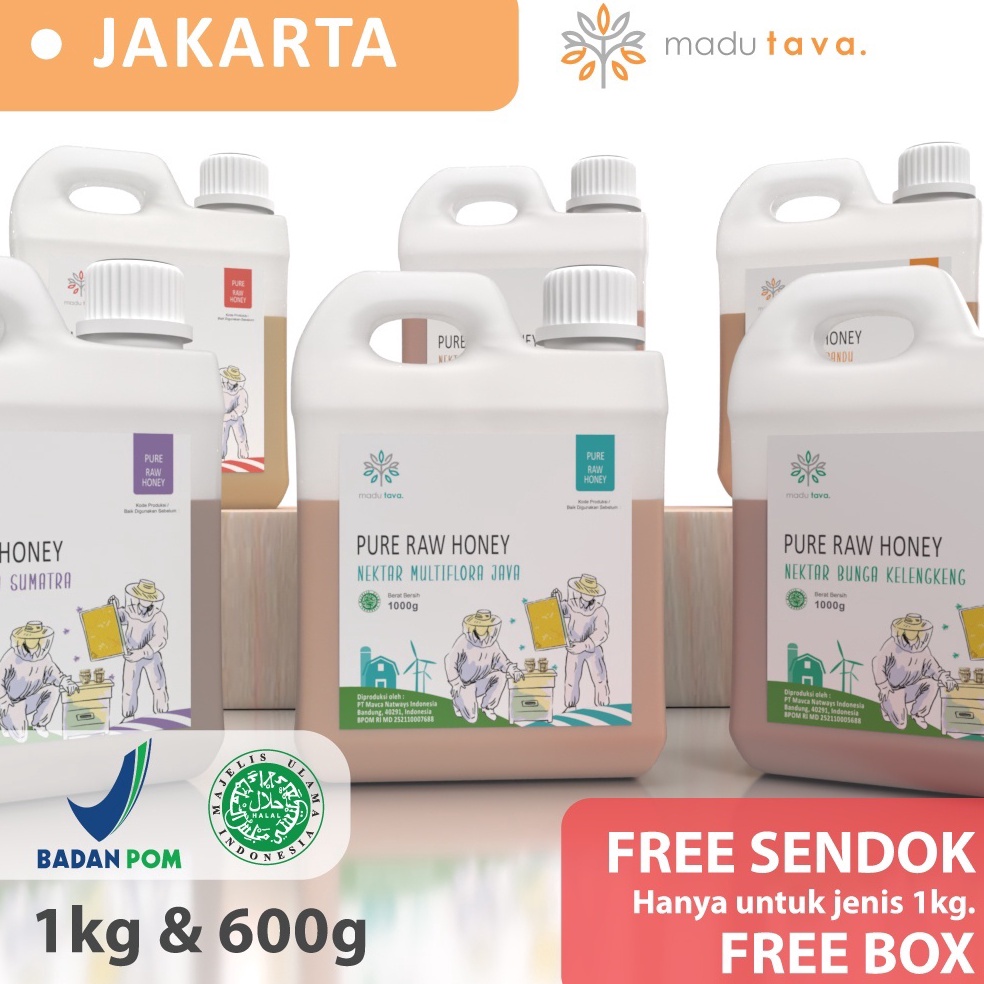 

S@l33 Madu Murni Asli Tava Grade A Variant Nektar 100% Alami Pure Natural Raw Honey Minuman [92]