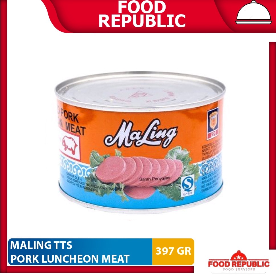 

B33st Terl4ris Maling TTS Ham Babi 397 Gr Luncheon Pork Meat Daging Canned Ma Ling For sale