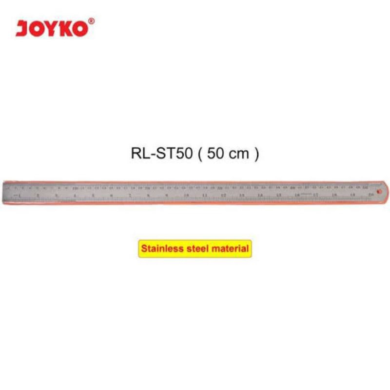 

Penggaris Besi Joyko 50 cm / Rulles Stainless