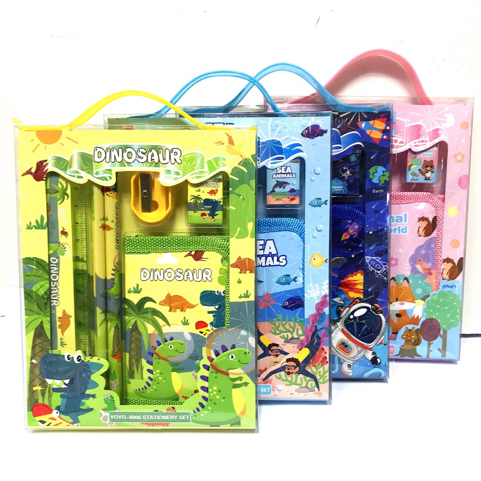 

[✫B92(] FYGALERYJAKARTA 2011 Stationary Set Kotak Pensil Anak Set Stationery Alat Tulis Kotak Pensil Karakter Out of Trend