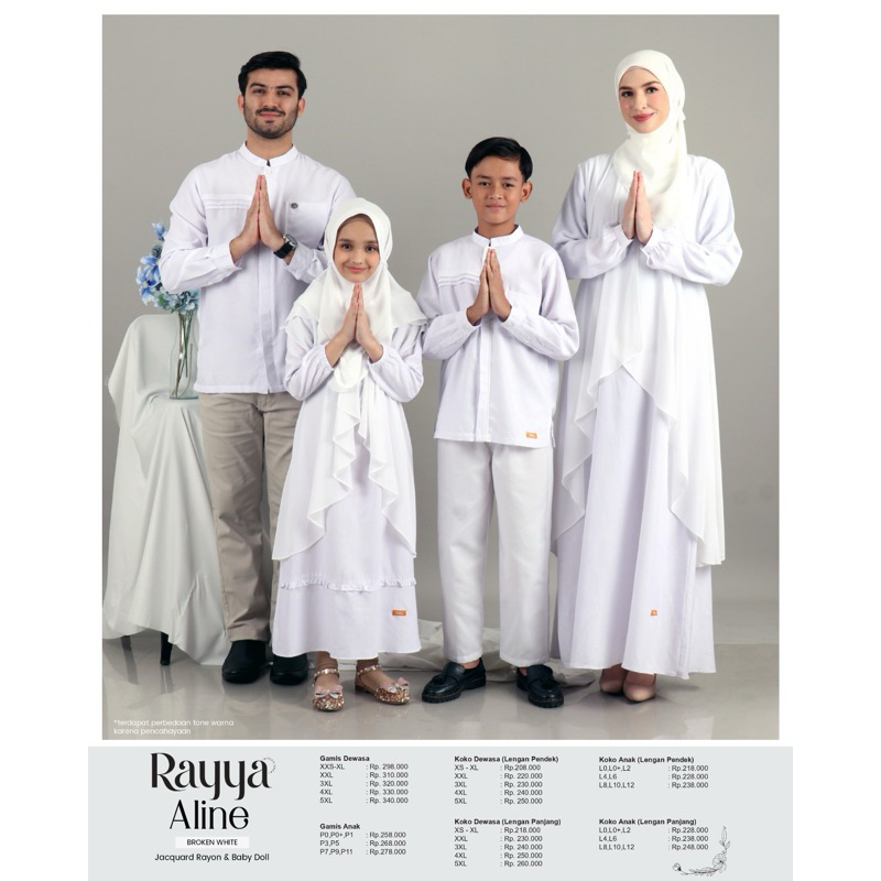 Sarimbit Rayya Aline Nibras Broken White