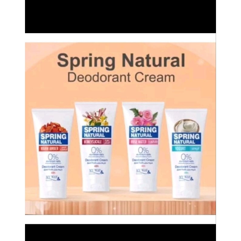 MY WAY SPRING NATURAL DEODORANT CREAM