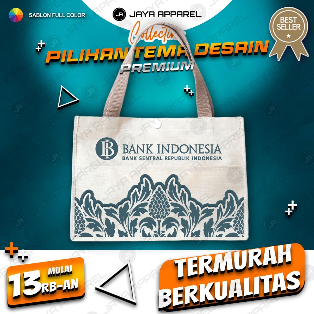 

Tas Hampers Custom Sablon-Tas Sovenir Sablon-Totebag Sablon