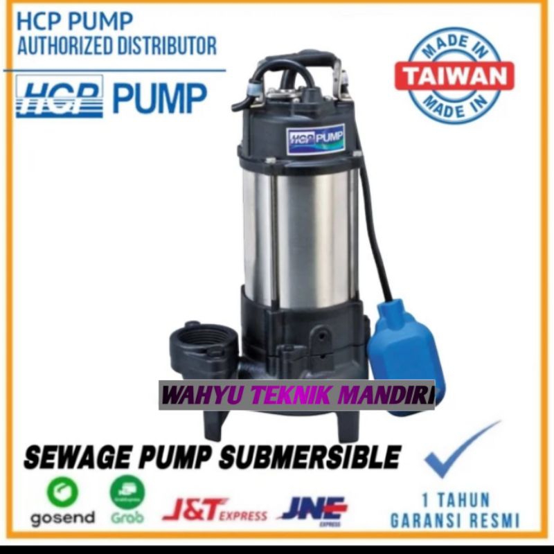Pompa HCP F-05UF Submersible WasteWater Pump HCP 0,37Kw 2" 1Phase