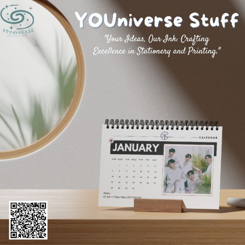 

CIX '0 or 1' Kalender Meja 2025 / Desk Calendar 2025 K-POP version A5 Murah