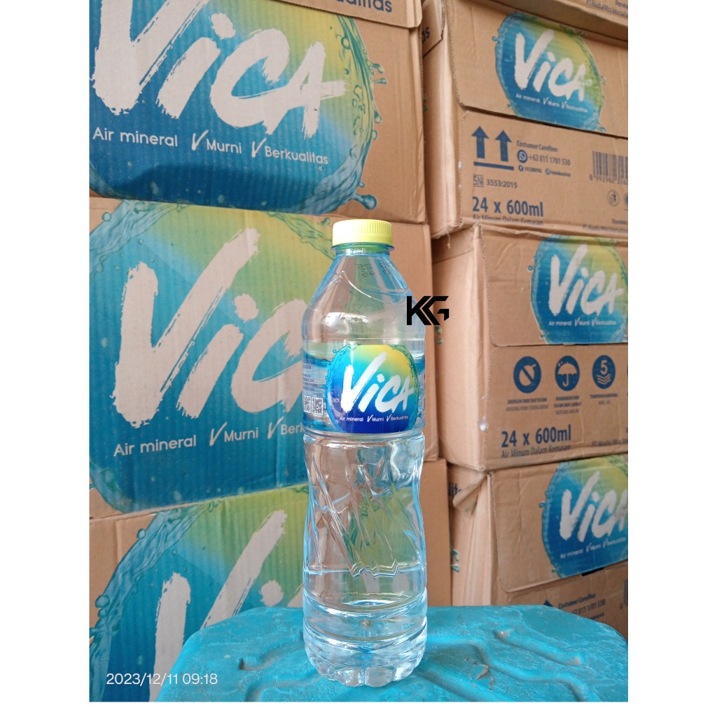 1 dus 24 pcs vica air mineral 600ml