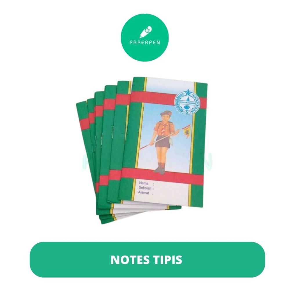 

(Pcs) Notes Tipis/Catatan Tipi/Catatan Pramuka