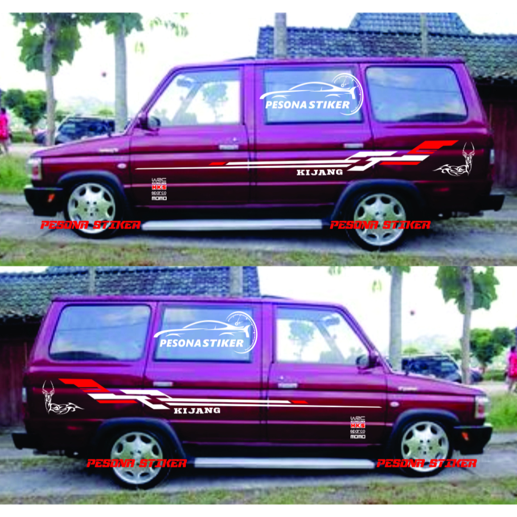 stciker Stiker Mobil Kijang Super Stiker Body Kijang Super Stiker Kijang Super terlaris