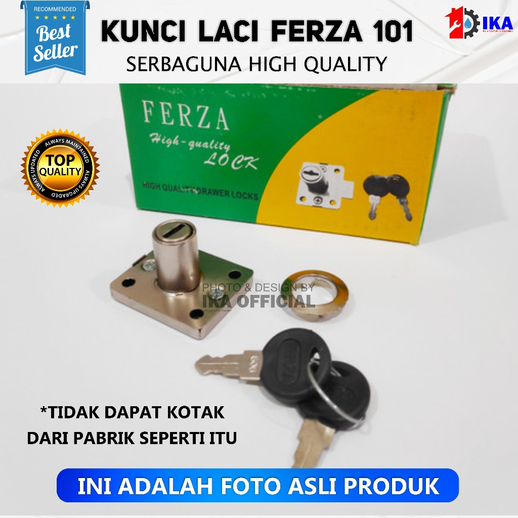 Kunci Laci Lemari Kecil FERZA 101 Diameter 16mm