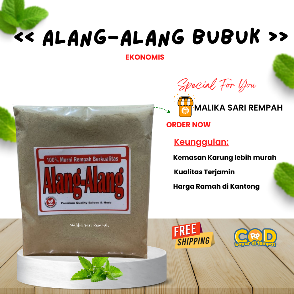 

Alang-alang Bubuk Murni Ekonomis [50 gram]-MSR