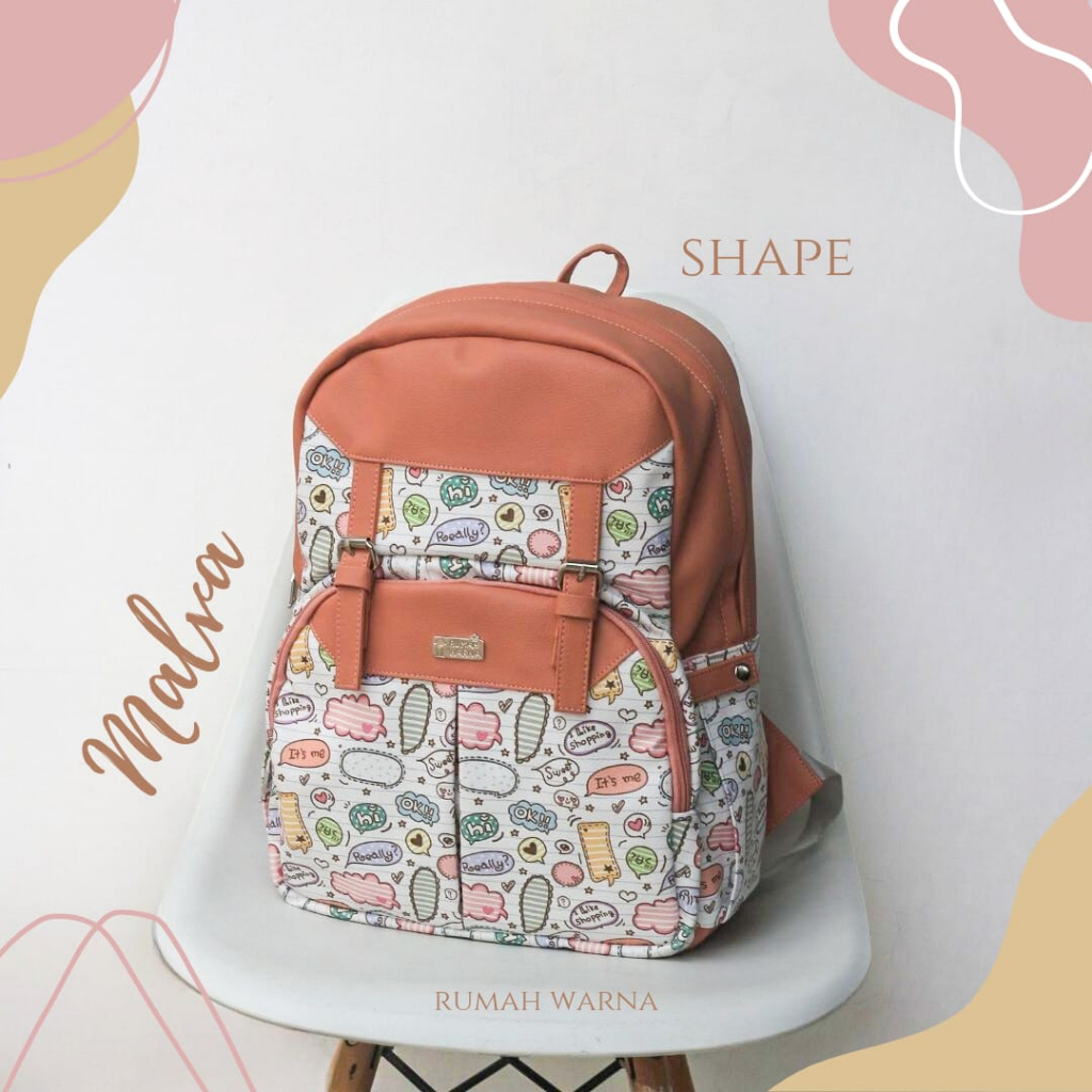 Ransel Rumah Warna Tas MALVA