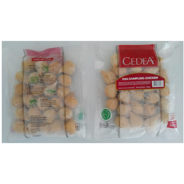 

Fish Dumpling Chicken Cedea / Olahan Ikan Berisi Ayam kemasan 500 gr