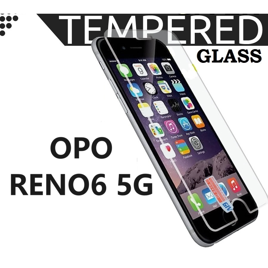 TEMPERED GLASS OPO RENO6 5G 2021 ANTIGORES SCREEN PROTECTOR