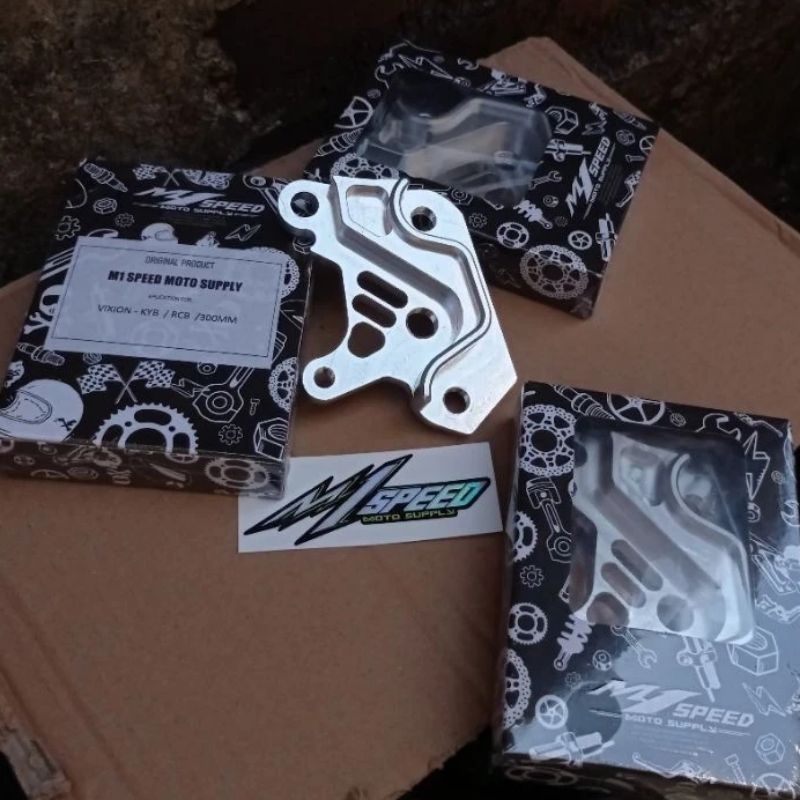 Bracket Breket Kaliper RCB CNC M1 Speed Vixion Old NVL KYB Kayaba Zetto