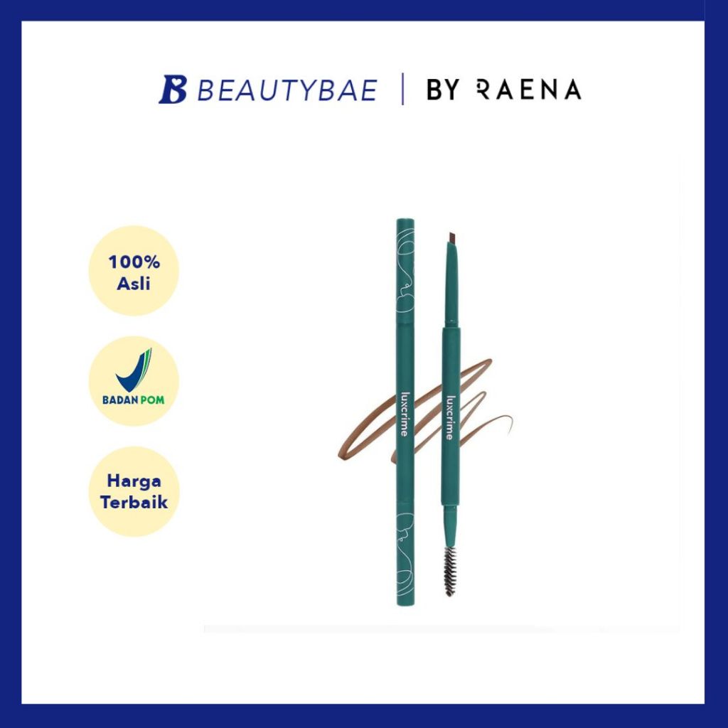 Luxcrime Slim Triangle Precision Brow Pencil - Brown