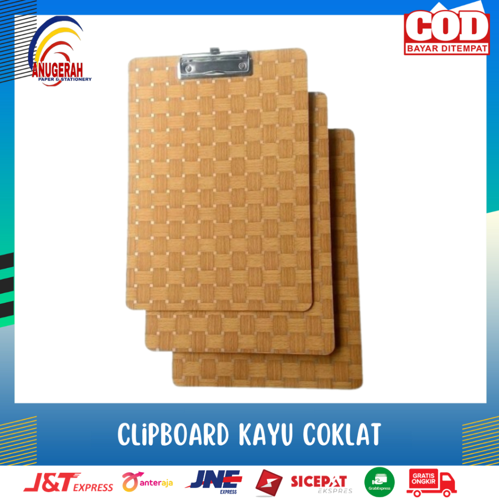 

RAPICO CLIPBOARD KAYU/PAPAN UJIAN (PCS)