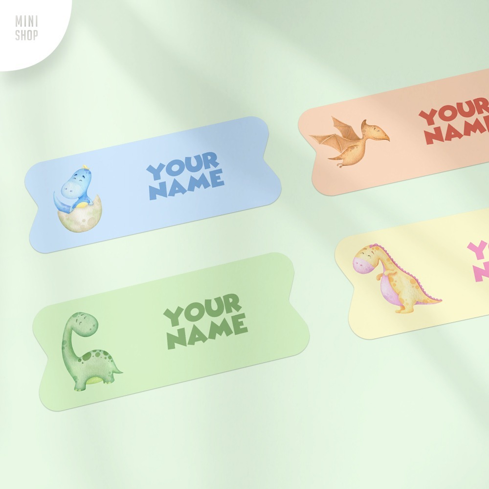 

Stiker Nama Custom Waterproof Dino Series ( Dinosaurus Juracsic )