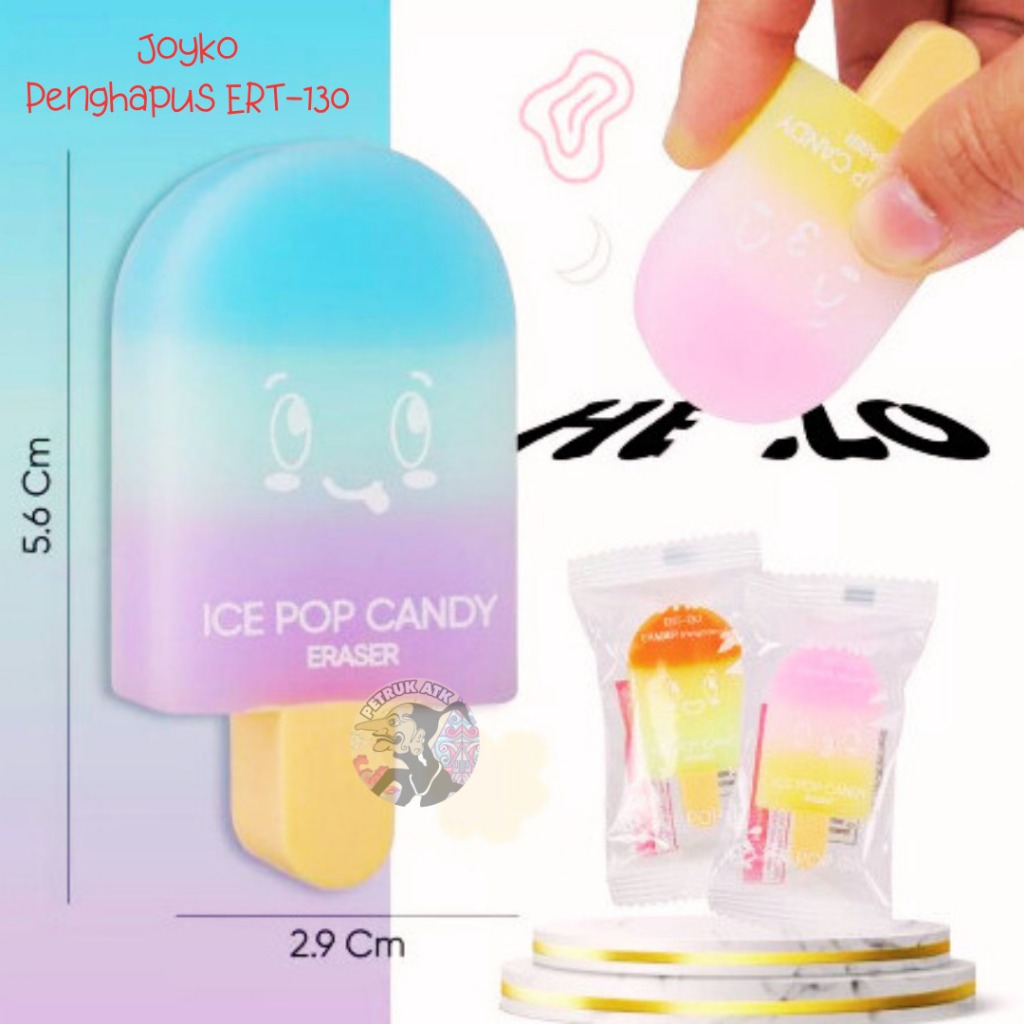 

[PCS] PENGHAPUS PENSIL JOYKO ERT-130 ICE POP CANDY