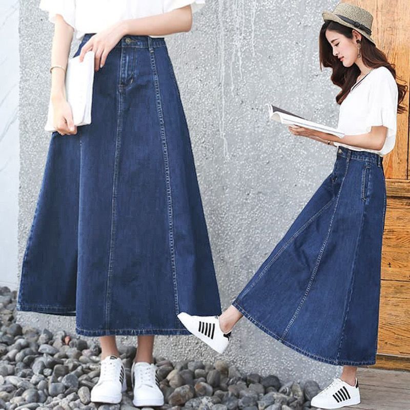 Jisso Rok Jeans Mayung Premium Skirt Jeans Rok Jumbo