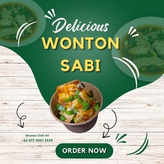 

Wonton Ayam Sabi Chilli Oil Exstra Pedas Gurih